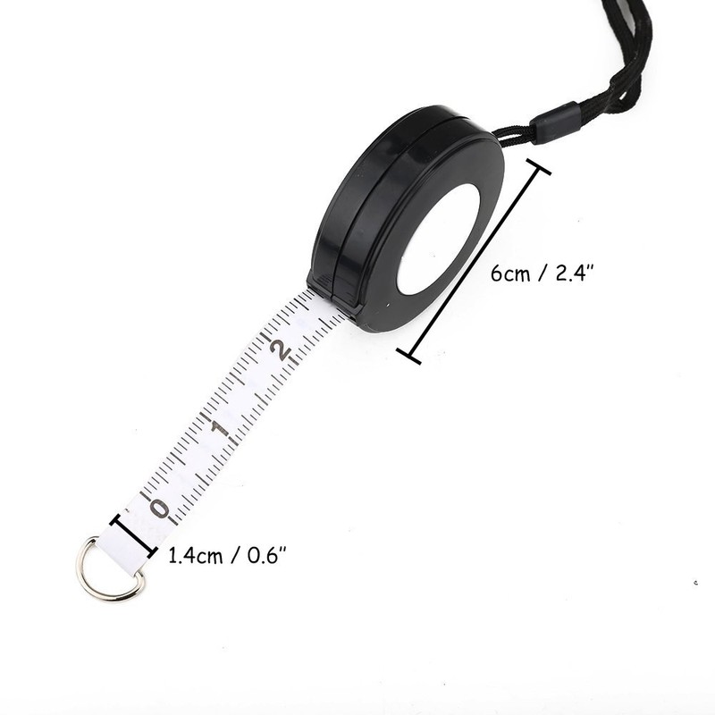 WIN TAPE 80'' / 205 CM Black Retractable Tape Measure