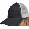 MilitaryBest Desert Storm Text Only Mesh-Back Ponytail Cap