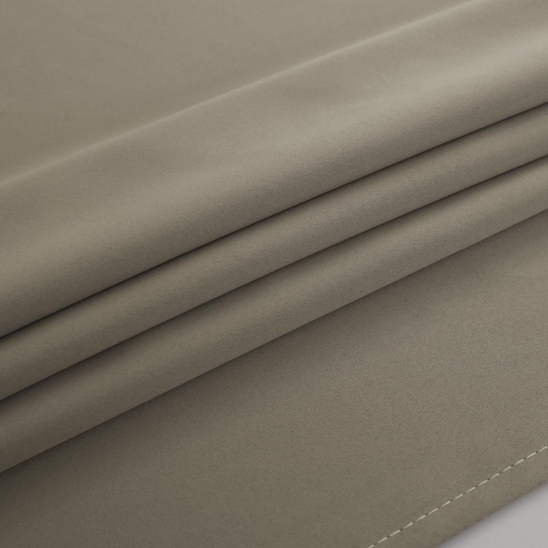 Mrs.Naturall - Cortinas opacas con ojales para recámara, 52 x