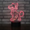 Wolostore Simba Children's LED Lamp Colour Changing USB Night Light