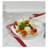 Udorich Elegant Clear Dessert Plates for Memorable Gatherings, Durable and