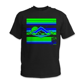 SafetyShirtz Men's High Country Safety Shirt, Green/Blue/Black - X-Large