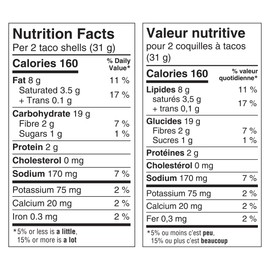 Old El Paso Cheesy Blasted Taco Shells, 153 Gram