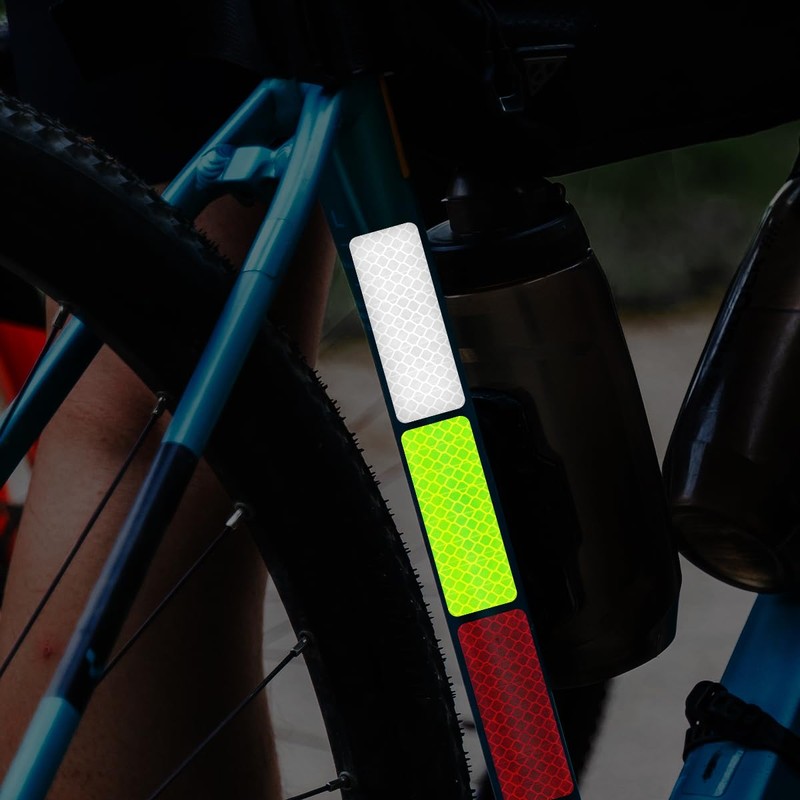 Thyonta Reflective Stickers 24PCS Safety Reflector Tape Warning Strips Waterproof
