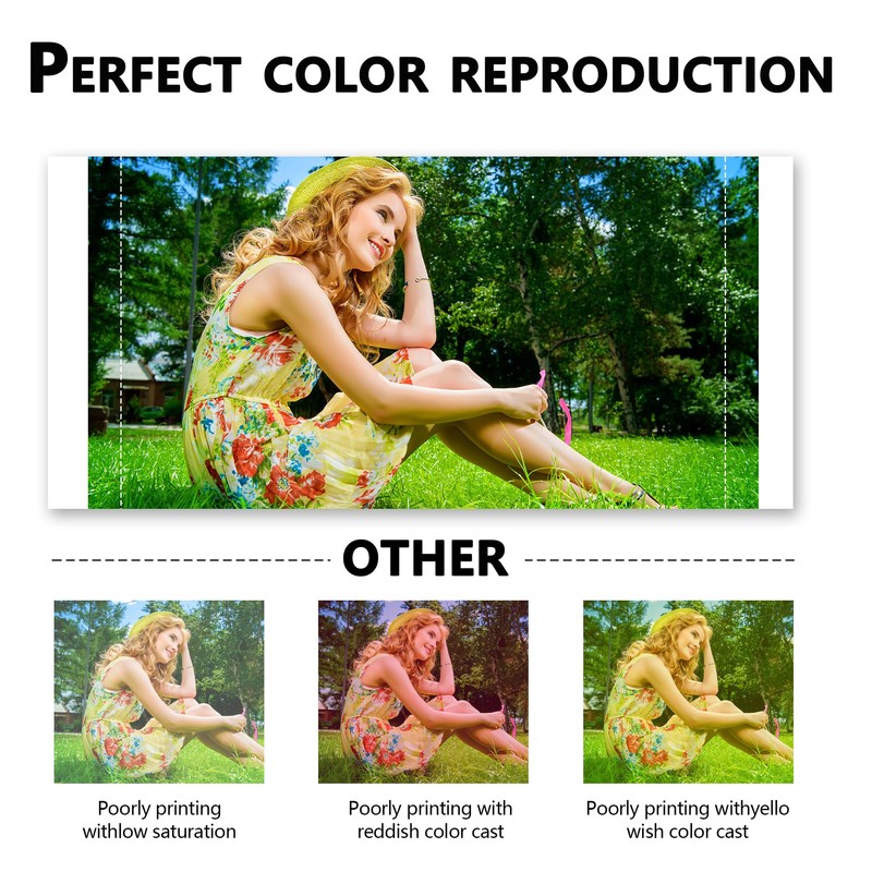 Compatible with Amber M100/M200 4x6 Photo Printer 80 Sheets Photo