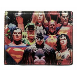 Super Heroes Vs Villains Logo Bi Fold Wallet
