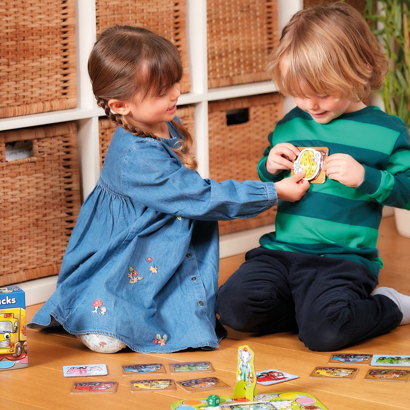 Orchard Toys Mucky Trucks Game, A fun colour matching game