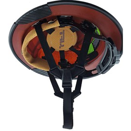 Texas America Safety Co. Deluxe Lift Safety Hard Hat Kit | Fiberglass Shell w/Rubber Edging, Chin Strap, 6-Point Suspension, 17oz. | Protective Headwear | Factory White