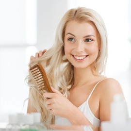 Wooden Comb Green Sandalwood Comb Anti-Static Handmade Comb Wide Tooth High Quality Wood Curl Comb