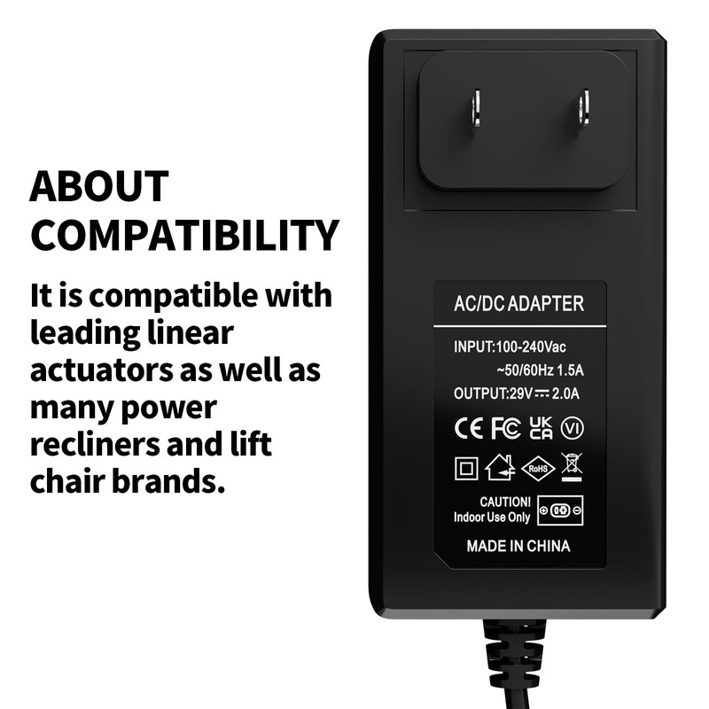 nvmw Recliner Power Supply Transformer,Replacement Cord for Limoss, Electric Power