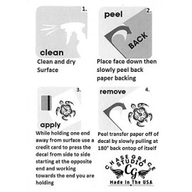 Chase Grace Studio Unicorn Vinyl Decal StickerCars Trucks SUVs Vans Laptops Walls Glass Metal