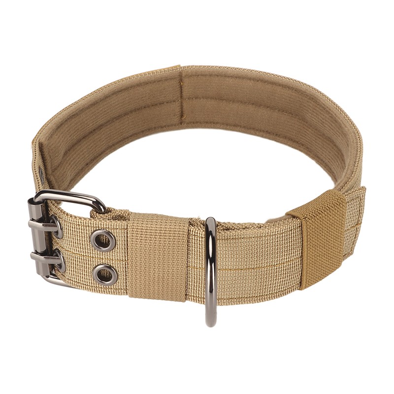 Military Dog Collar Adjustable Nylon Training Dog Collar with Heavy