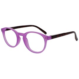 OPULIZE-Pack de 3 anteojos de lectura Zen, rosa, morado, azul turquesa, pequeños, para hombre y mujer RRR2445Q +1,50