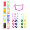 Bobbin Clips, 50 Pieces Colorful Thread Holder Sewing Spool Small
