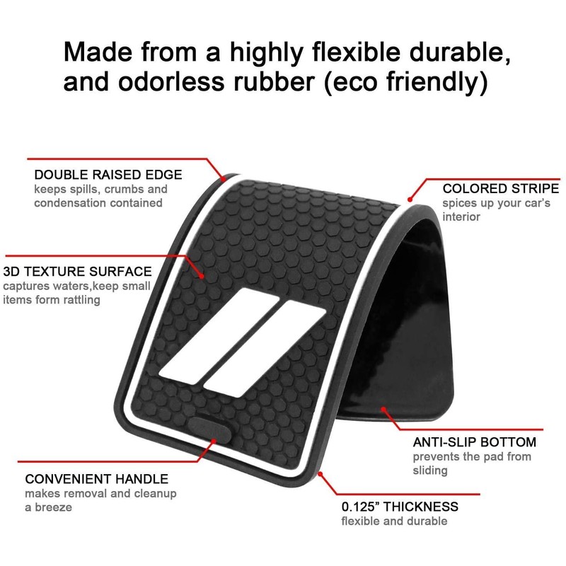 SENSHINE for Dodge Charger Accessories 2015-2022 2023 2024 Non-Slip Anti
