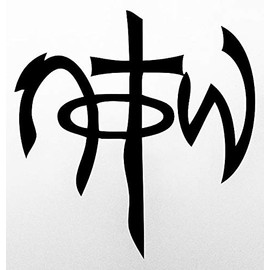 Mono Decals Not of This World Religious Christian Sign Car Truck SUV Window Laptop Wall Die Cut Vinyl Decal Sticker (Black, 11")
