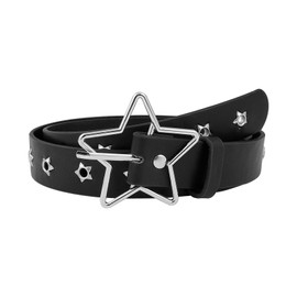 MILAKOO Punk Leather Waist Belt for Women Vintage Accessories for Hippie Skateboarding Enthusiasts, I