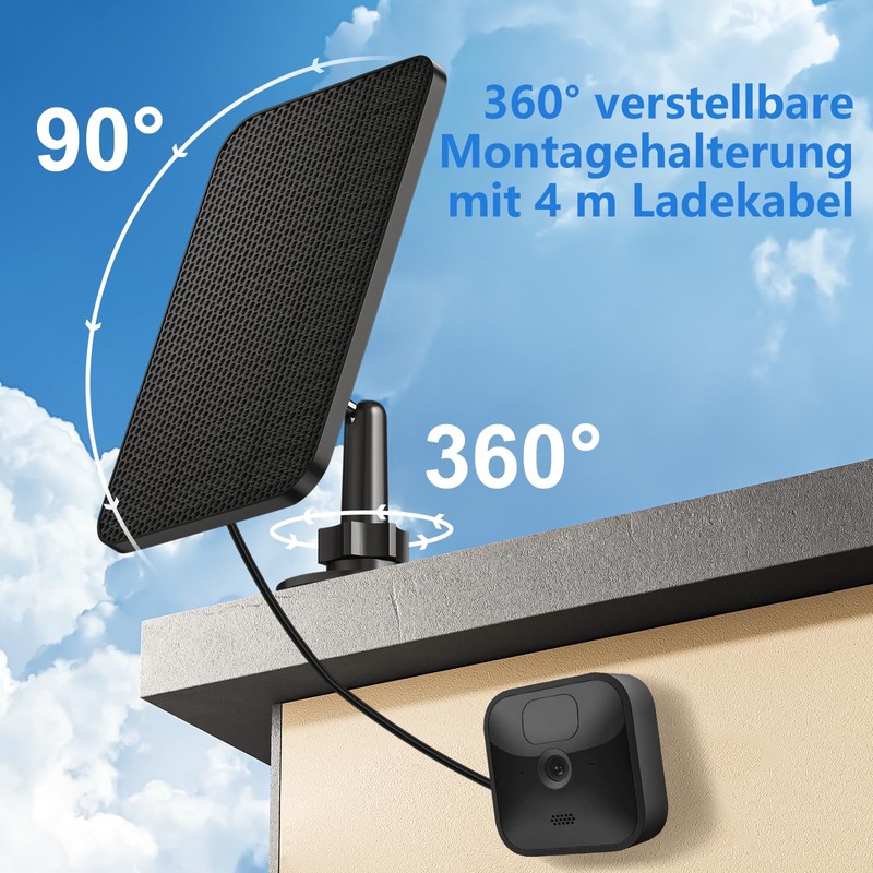 2 Pack 4W Solar Panel for Blink, Blink Solar Panel