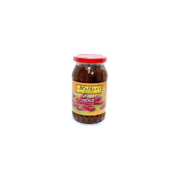 Mother's Recipe Red Stuffed Chilli Pickle - 500g