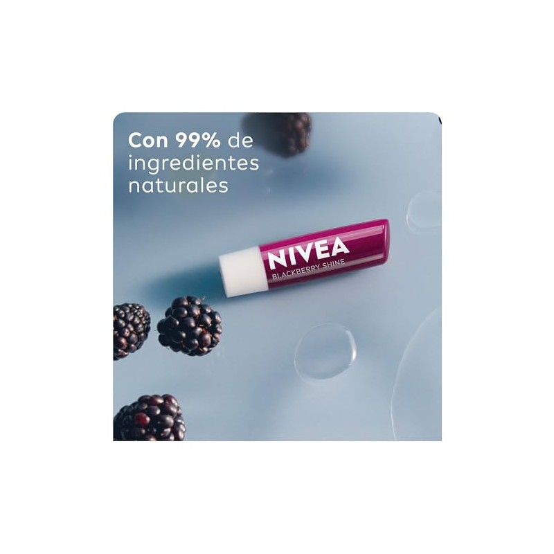 LABELLO Bálsamo labial con color Mora (4.8g) protector labial con