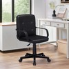 VECELO Executive Office Adjustable Height Casual Desk Chair with Armrests