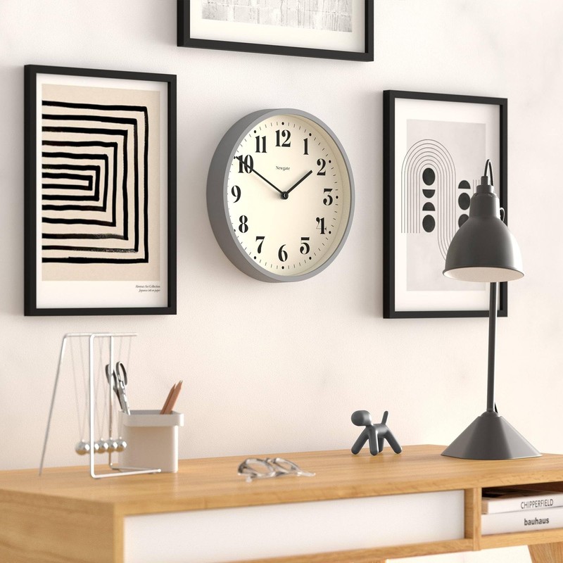 NEWGATE® Number Four Theatre Wall Clock | Modern Round |
