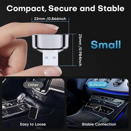 2025 Enhanced Wireless CarPlay Adapter converts wired CarPlay to wireless. Compatible with iPhones (iOS 10+) and Android Auto, offering a compact, stable, and seamless connection for a smooth drive.