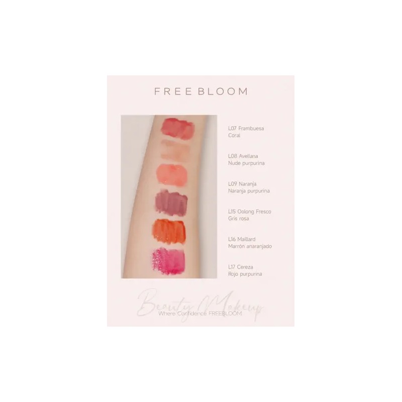Labial Liquido Brillante De Luz Cristal De Freebloom