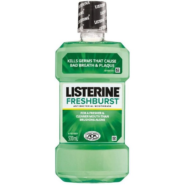 Listerine Fresh Burst - Antibacterial Mouthwash 500ml