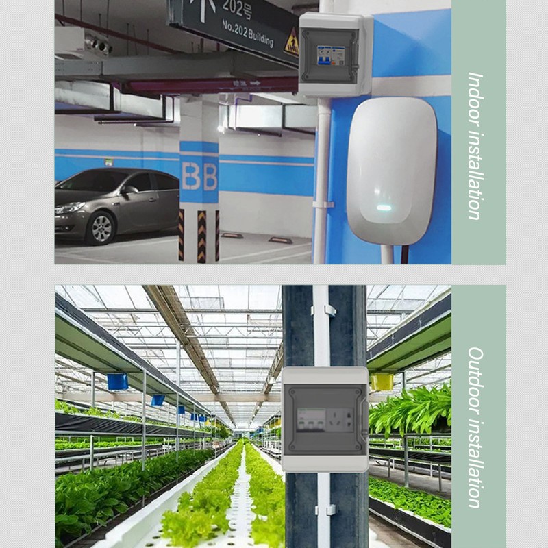 Circuit Breaker Distribution Box Open Mounting IP65 Waterproof 5 Way