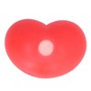 12 Pcs Heart Stress Toy Elastic Soft Simulation Rubber Red