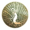 Set of 6 Brass Knobs by FFF - Kitchen Cabinet
