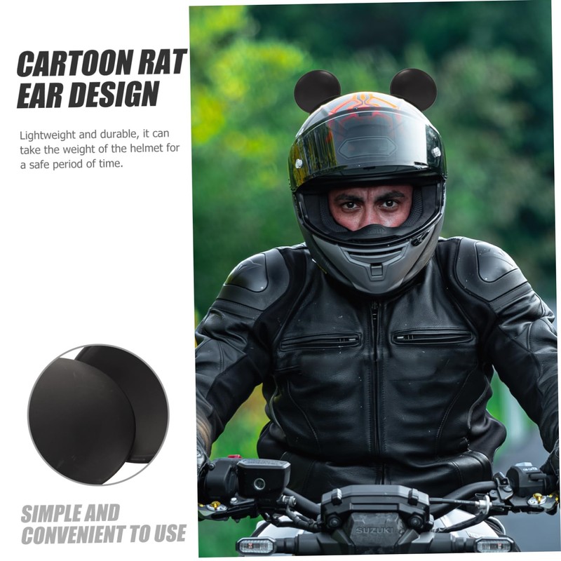 BIUDECO 1 Pair Decor Helmet Mouse Ear