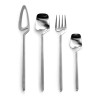 Bluelander Set Portátil Cubiertos Minimalistas Acero Inoxidable 4 Pzas
