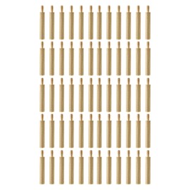 YOKIVE Pack of 60 M2 Spacers Screws Brass Knurled PCB Spacers Keep Height Consistent Perfect for Motherboard (Gold Tone 17 mm + 4 mm)