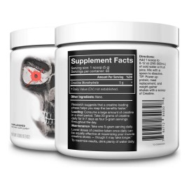 Creatina Monohidratada Cobra Labs The Curse 300g 60 Servicio