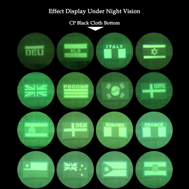 2 PCS AliPlus Rescue Patches IR Infrared Reflective Patch Laser