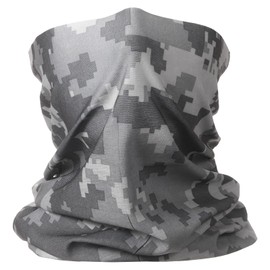 HARFINGTON Summer Cooling Neck Gaiter Sun Protection Face Mask Fishing Neck Gaiter Unisex Sunscreen Breathable Bandana for Hiking Outdoor Sports, Red/Blue