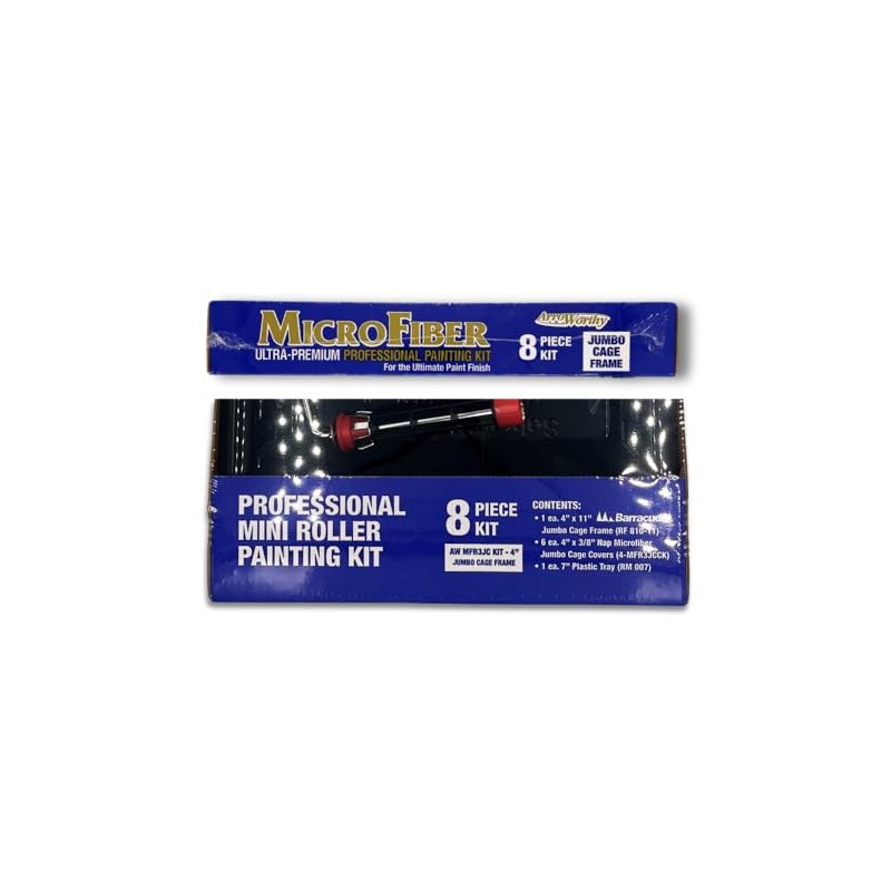 Arroworthy 8 Piece Roller Painting Kit, 4 x 11 inch