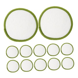 TOVINANNA 20x Reusable Bamboo Cotton Makeup Removal Pads Face Cleansing Rounds Skincare