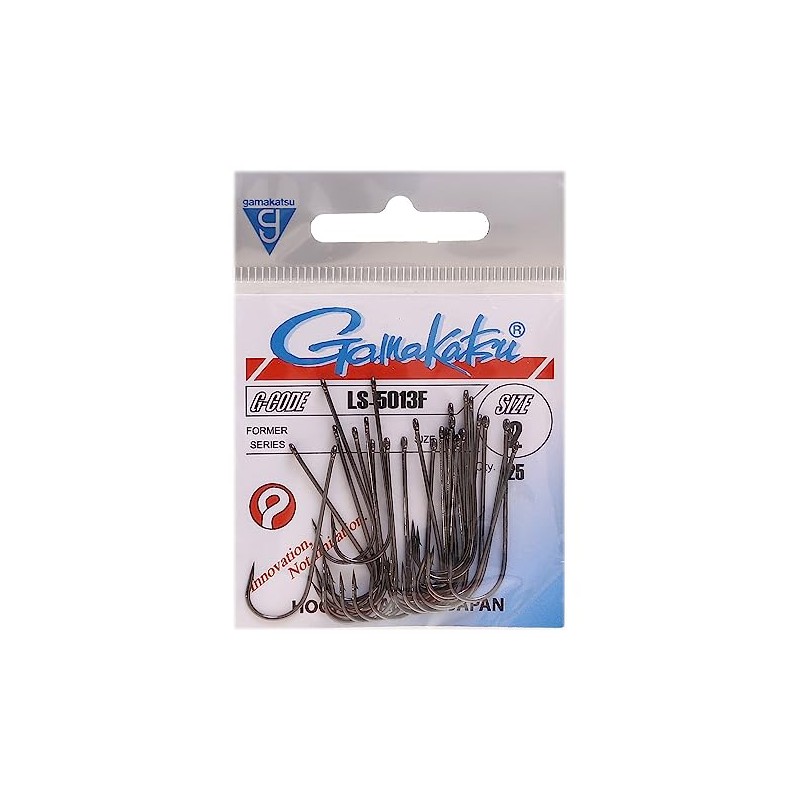 Gamakatsu Hook Ls-5013F (Black) Gr. 2