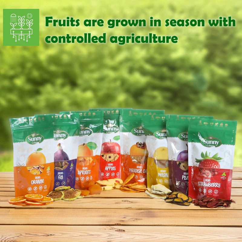 SUNNY CRISPS Turkish Dried Figs No Sugar Added 2.64 Oz