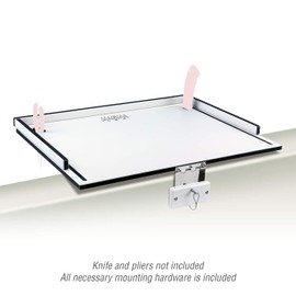 Magma Products Econo Mate Bait & Filet Table, White/Black/White, 20"
