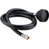 Shampoo UPC Certified Bowl Sprayer Head Black Rubber Hose For
