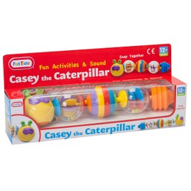 Fun Time 55929 Casey The Caterpillar Activity Toy, Multicolored