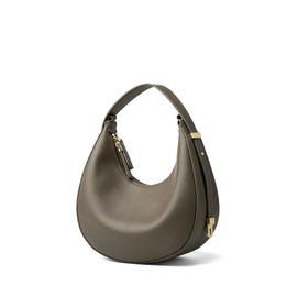 USS Bags Rubby Women's Luxury Genuine Leather Handbag - Color: Cloud, Size: 10"W x 9"H x 7"D