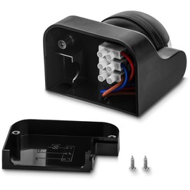 deleyCON 4 x Infrared Motion Detector Surface-Mounted Wall Mounted Indoor Outdoor Splash-Proof Tiltable 180° Working Area 12 m Range Black