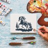 Forest Animal Stencils Bear Deer Stencils for Wood Burning Reusable