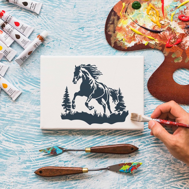 Forest Animal Stencils Bear Deer Stencils for Wood Burning Reusable