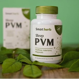 Sleep Pvm Pasiflora Valerania Magnesio 30 Capsulas Smart Herb Anahuac